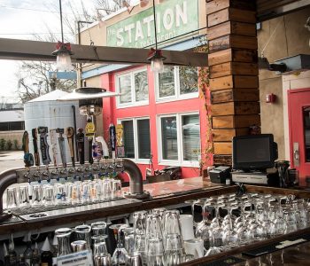 Station View of Exterior Patio Bar